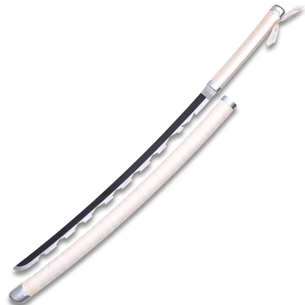 DEMON SLAYER - Inosuke Hashibira Grey Nichirin Wood Sword Katana w/Plastic Scabbard 41"