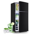 thumbnail image 1 of DEMULLER 2.5 Cu.ft Small Refrigerator with Freezer Mini Fridge for Personal Removable Shelves Black, 1 of 8
