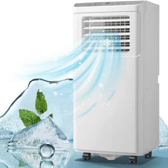 3 in 1 4400BTU(8000 ASHRAE) Portable Air Conditioner Ac Units Covers up to 250 Sq. ft White New