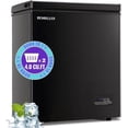 thumbnail image 1 of DEMULLER 4.0 Cu.ft Deep Freezer Top Open Door Compact Freezer with 2 Removable Storage Baskets Black, 1 of 9