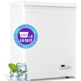 thumbnail image 1 of DEMULLER 4.0 Cu.ft Deep Freezer Top Open Door Compact Freezer with Two Removable Storage Baskets, 1 of 9