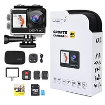Action Cam Full Hd 1080p Con Custodia Impermeabile Subacqueo Sport