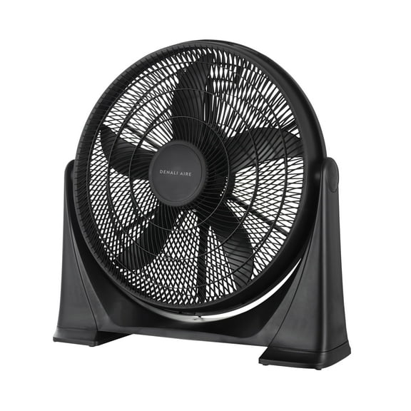 Denali Aire 20" Air Circulator Fan 1DAFCR20 - 3 Speed, Adjustable Tilt - Black