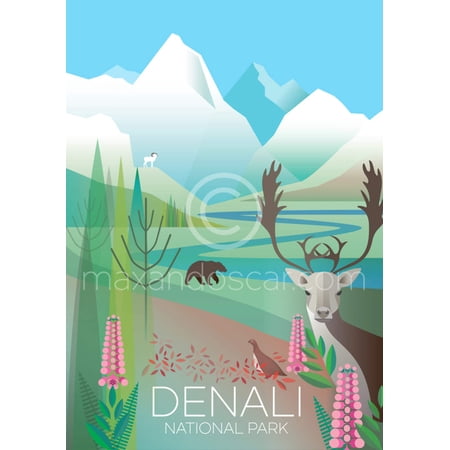 DENALI NATIONAL PARK PRINT