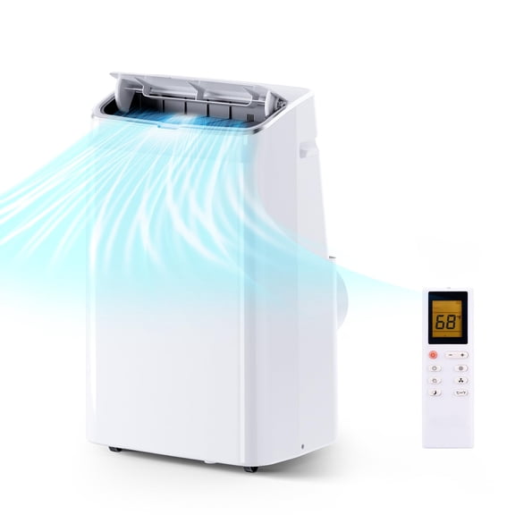 DENBIG 10,800 BTU Portable Air Conditioner, Portable AC Unit with Built-in Dehumidifier
