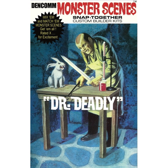 DENCOMM - Monster Scenes S1 - 1:13 Scale Model Kit - Dr. Deadly: 55th Anniversary Limited Edition