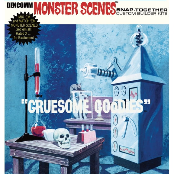 DENCOMM - Monster Scenes S1 - 1:13 Scale Model Kit - Gruesome Goodies: 55th Anniversary Limited Edition