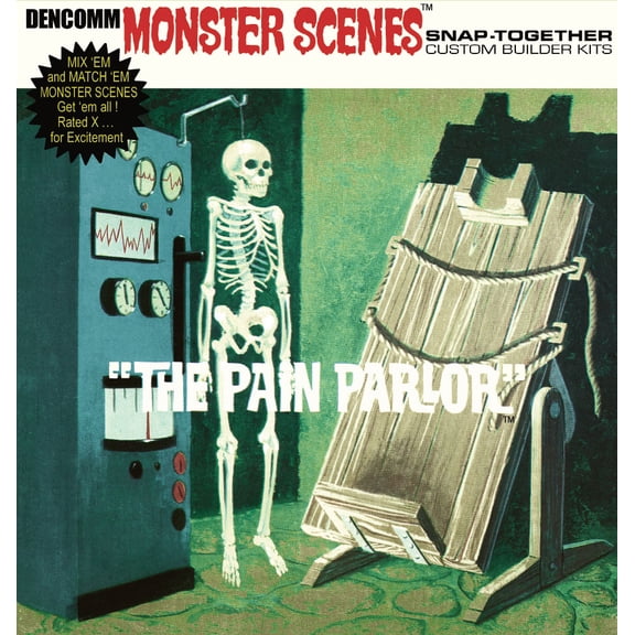 DENCOMM - Monster Scenes S1 - 1:13 Scale Model Kit - The Pain Parlor: 55th Anniversary Limited Edition