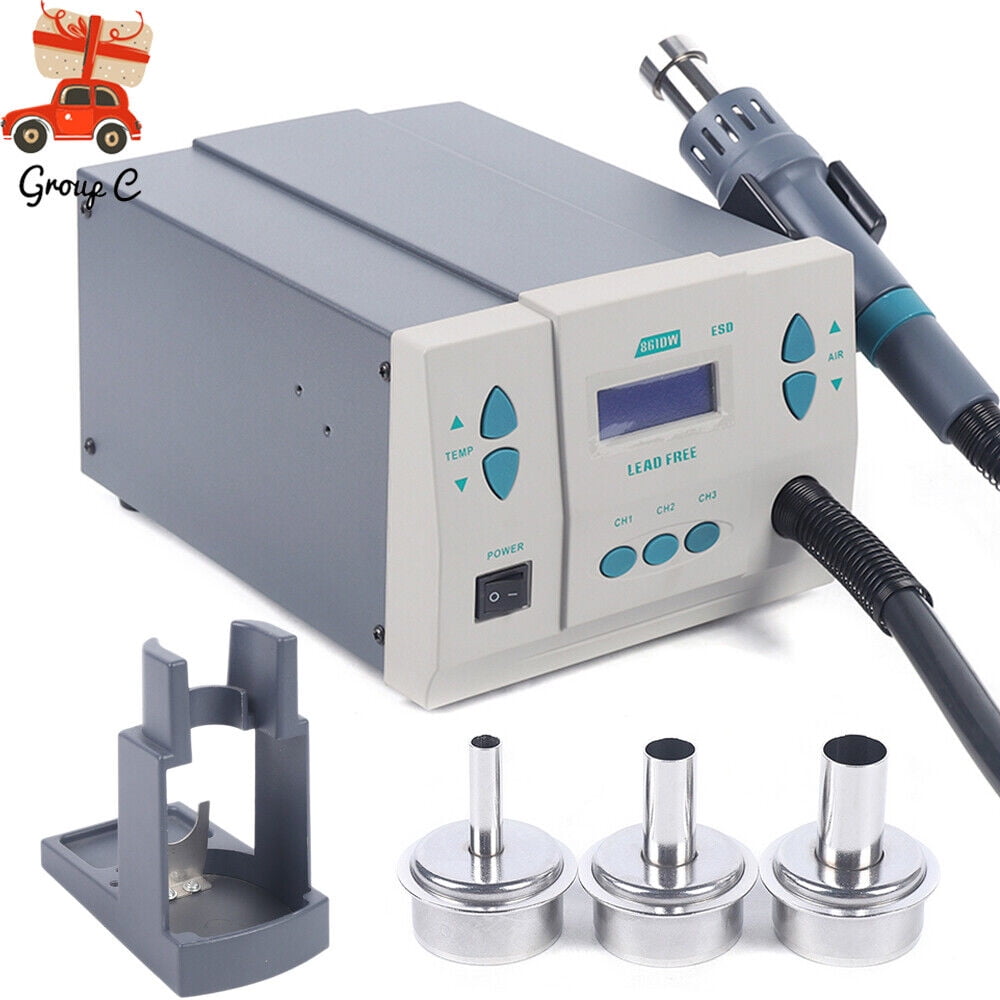 DENEST 1000W Soldering Hot Air Heat Gun Hot Digital Display Air Rework Station 861DW