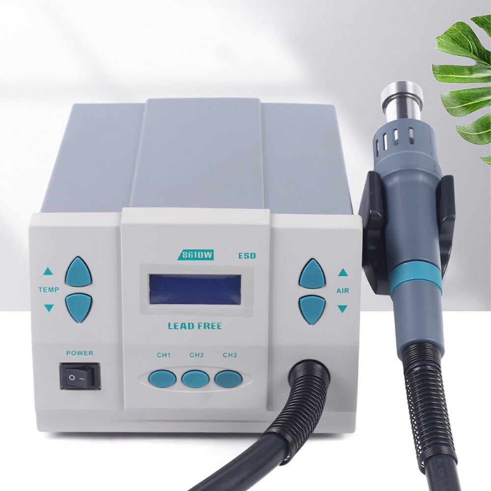 DENEST 1000W Soldering Hot Air Heat Gun Hot Digital Display Air Rework Station 861DW