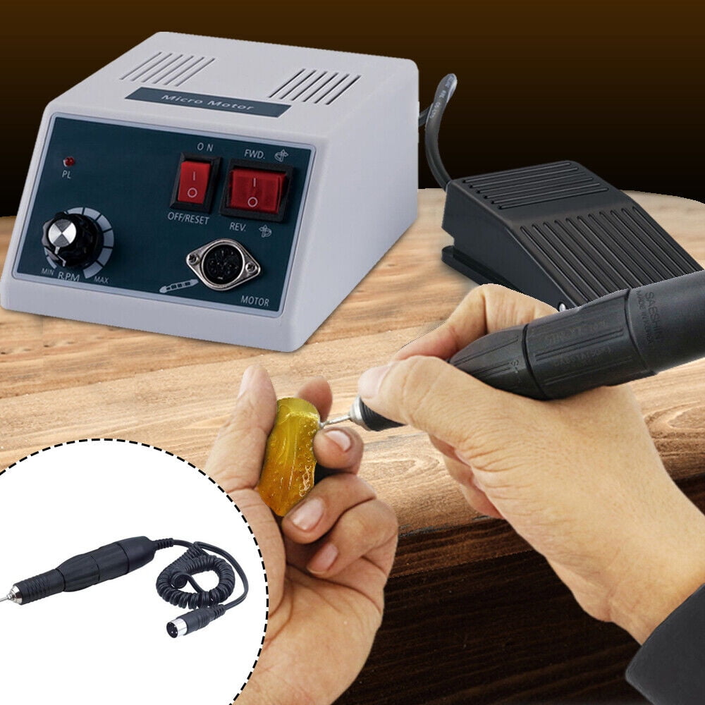 DENEST 110V Dental Lab Electric Micromotor Polishing Drill Machine Handpiece 35KRPM US