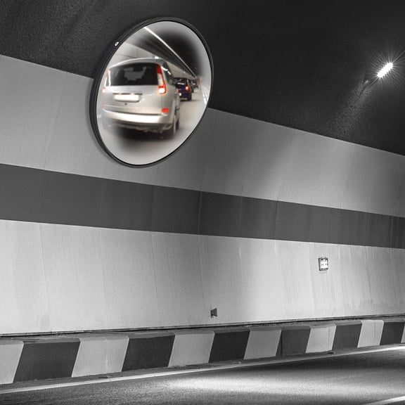 DENEST 12" Traffic Convex Mirror Wide Angle Safety Store Corner Blind Spot Security