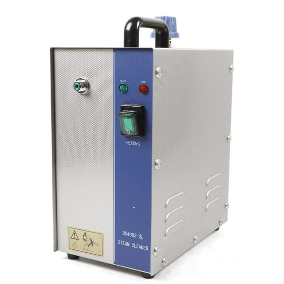DENEST 1300W Jewelry Cleaner Steam Cleaning Machine Gold and Silver Stainless Steel 2L