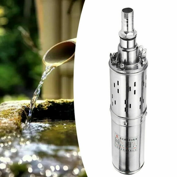 DENEST 180W Submersible Water Pump Energy Saving 12V Max Flow 1.2M/H Solar Energy Deep Well Pump Powerful Pumping Tool 17M Wire Length