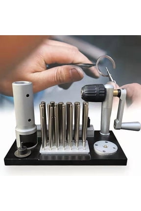 2.5-12mm/0.1-0.47inch Manual Jump Ring Maker Countertop Jewelry Making Cutter Wire Drawing Machine Kit