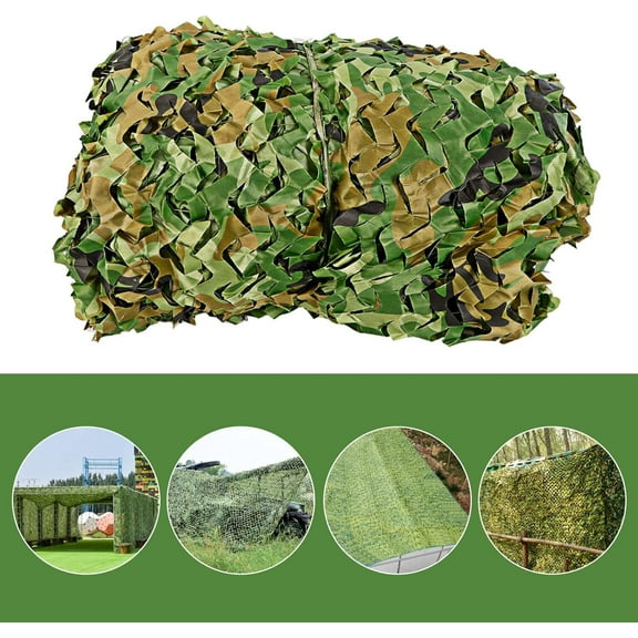 DENEST 26 X 26 Camouflage Netting Ft Camo Net Woodland Net For Military Camping Hunting