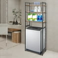 thumbnail image 1 of DENEST 3 Tiers Bathroom Storage Shelf Freestanding Storage Rack For Washing Machine TOP, 1 of 24