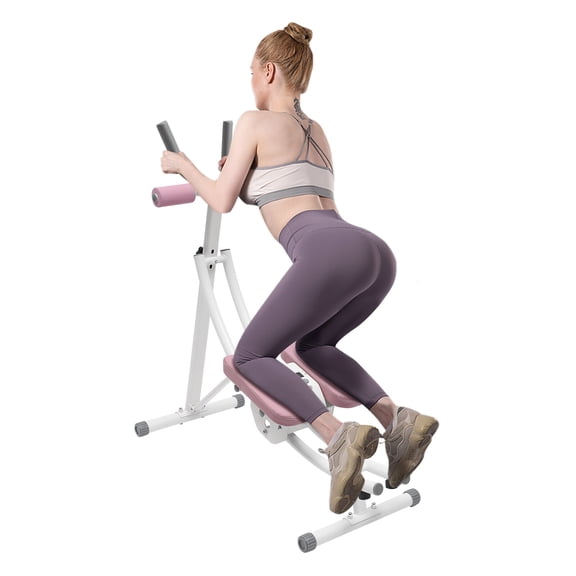 DENEST 330lbs Ab Machine Coaster Abdominal Crunch Trainer for Home Gym Core Abdominal Workout 41.33*15.74*43.3inch