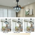 thumbnail image 1 of DENEST LED Ceiling Fan Chandelier with Remote Control, 1 of 3