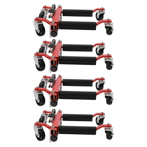 DENEST 4* 1500lbs Go Under Car Jack Lift Wheel Dolly Car Skate Hydraulic Tire Jack Lift