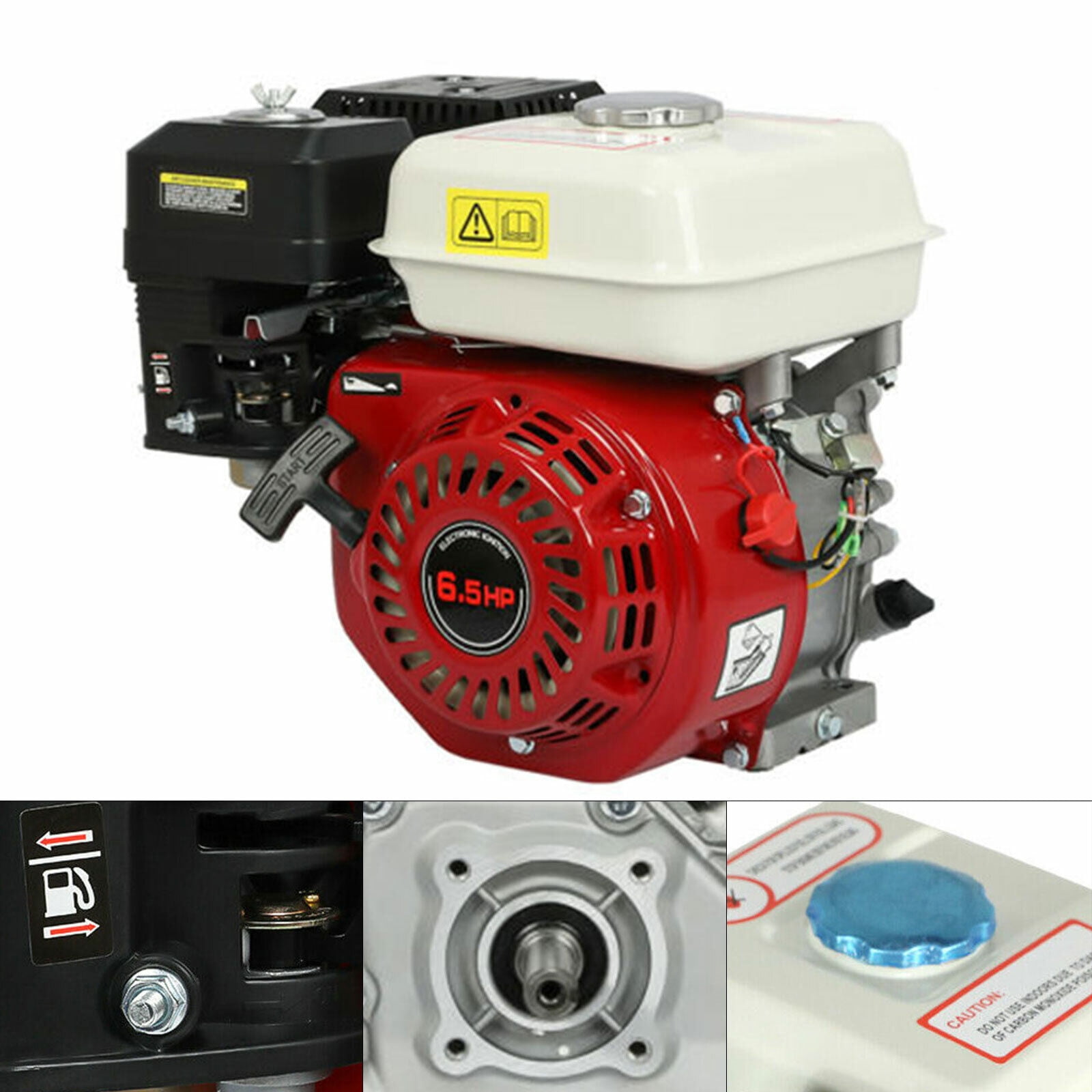 DENEST 4 Stroke 6.5HP Gas Engine 160CC OHV Air Cooling Horizontal Shaft For Honda GX160