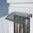 thumbnail image 1 of DENEST 40" DIY Window Door Awning Outdoor Sun Shield House Canopy Patio UV Rain Cover, 1 of 18