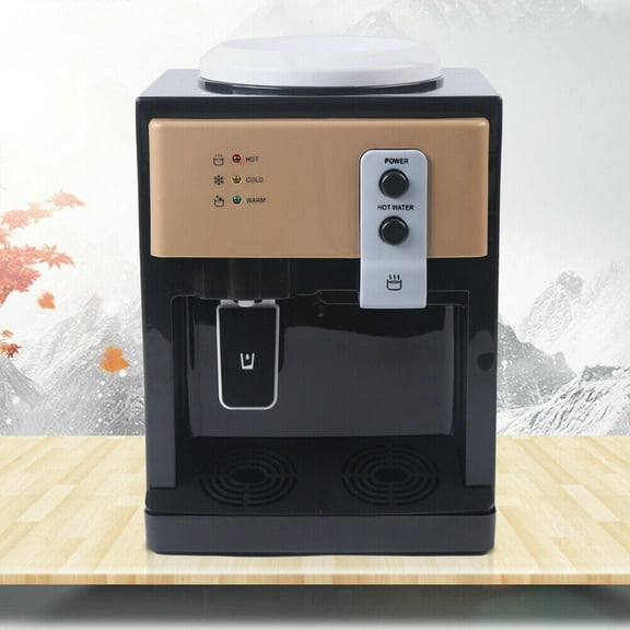 DENEST 5 Gallon 
 Electric Hot Cold Water Dispenser Freestanding Top Loading Dispenser 550W