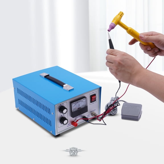 DENEST 500W 50A 110V Portable Jewelry Spot Welder with Handle for Golden, Silvery & Platinum Craftsmanship