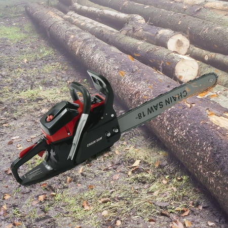 DENEST 68CC 18" Gasoline Chainsaw Powered Wood Cutting Gas Powered Chain Saw Engine 2-Stroke