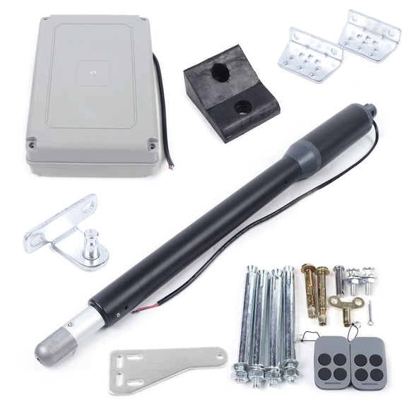 DENEST AC 24V Single Automatic Gate Opener for Swing Gates up to 650 lb W/Remote Control