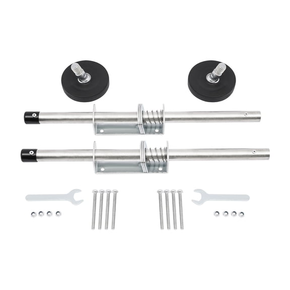 DENEST Adjustable Ladder Stabilizer, Ladder Leveler Pair with Engraved Anti-Slip Pattern, Adjustable Extension Ladder Leg Ground Leveler