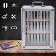 thumbnail image 1 of DENEST Aluminum Cell Phones Storage Cabinet for Mobile Phone Wall-Mounted 24 Slots Box, 1 of 12