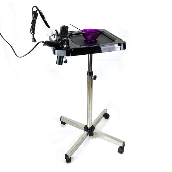 DENEST Beauty Trolley Cart Rolling Service Tray Cart Salon Hairdresser Barber Storage