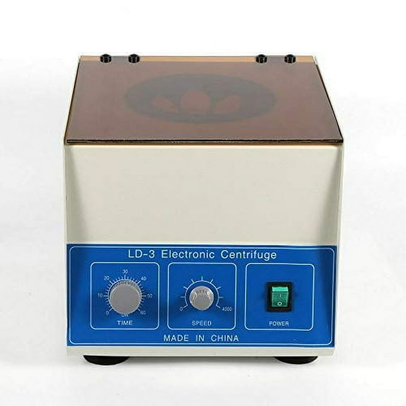 DENEST Benchtop Centrifuge 110V Electric Lab Desktop Centrifuge Machine with Timer and Speed Con