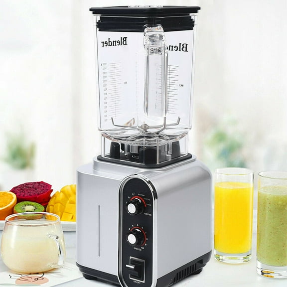 DENEST Commercial Electric Blender Mixer Smoothies Ice Crusher Mixer Juicer 1500W 110V