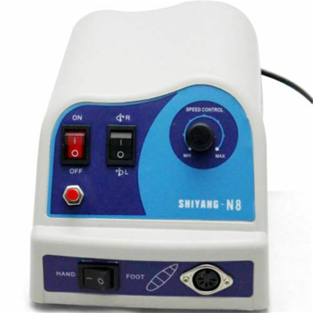 DENEST Dental Lab Micromotor Polisher Speed Control with Pedal For Marathon 45000rpm