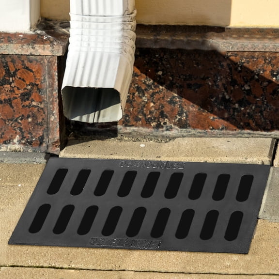 DENEST Ductile Cast Iron Drain Grate Outdoor Channel Drainage Cover Outdoor Sewer Cover
