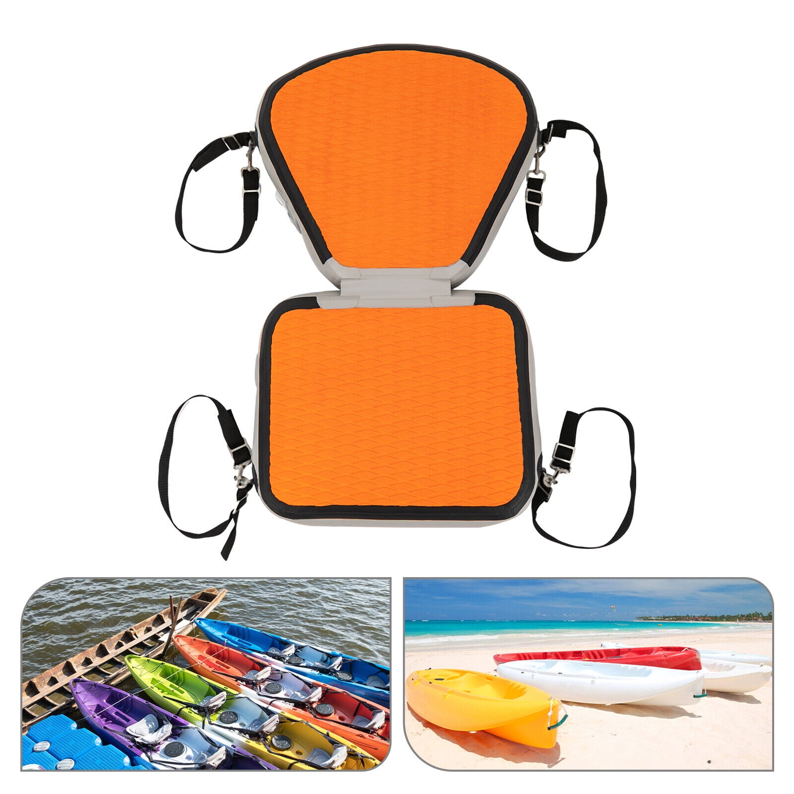 DENEST EVA Padded Kayak Seat Kayak Seats, Thicken Seat Cushion for Kayak, Orange New