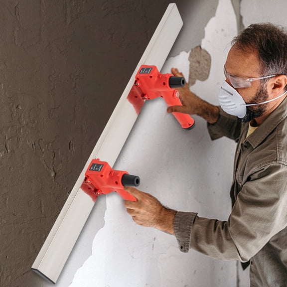 DENEST Electric Concrete Vibrator Screed Leveling Surface Scraper Power Finish Trowel
