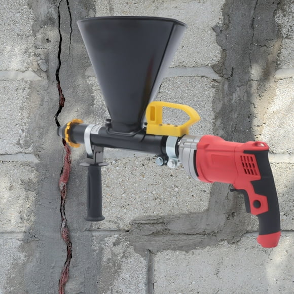 DENEST Electric Grout Mortar Gun Tuck Pointing Tool Brick Stone Grouting Applicator