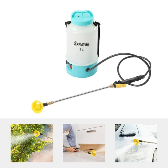 DENEST For Yard Weed Plant 3.2 Gallon Battery Powered Pump Tank Lawn Garden Sprayer