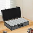 thumbnail image 1 of DENEST Graded Card Storage Box Case for 222 PSA Certified Sport Slabs Protector w/Lock, 1 of 20