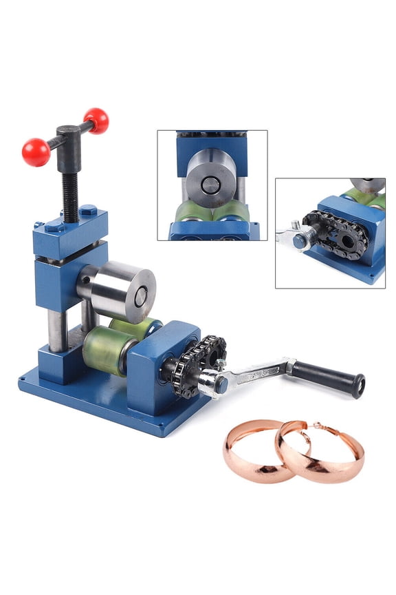 Hand Crank Ring Earring Bending Machine Ring Maker Bender Jewelry Crafts Making Tool