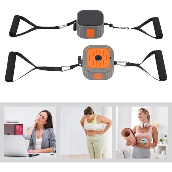 DENEST Home Gym Equipment Cable Machine, Workout Bands&Pump Set, Multifunctional Exercise Bands, Hip Thrust and Upper Limb Exercise, Strength Training Pump