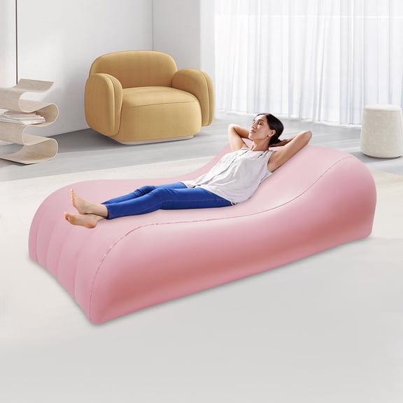 DENEST Indoor Inflatable BBL Mattress Bed Large Load Capacity Outdoor Blow Up Couch