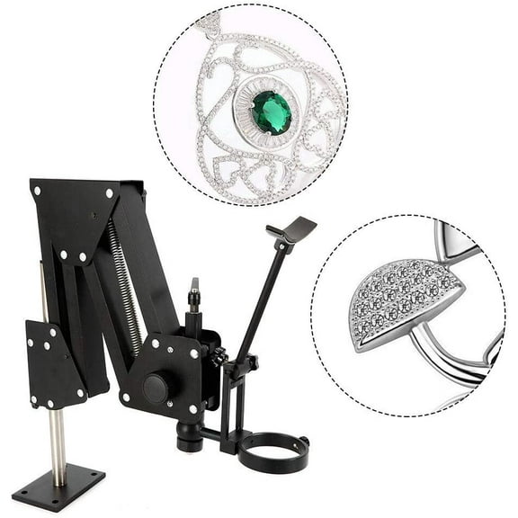 DENEST Jewelry Microscope Inlaid Stand Micro Mirror Multi-Directional