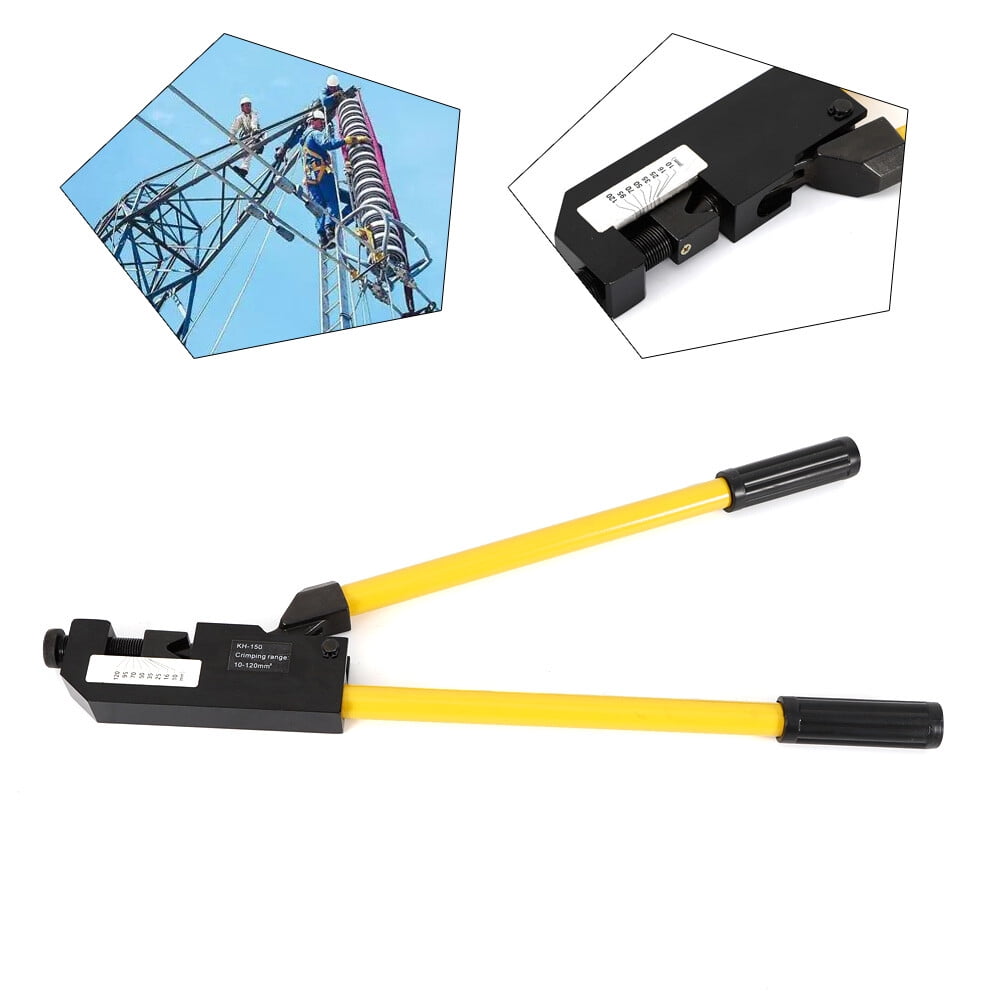 DENEST KH-150 Large Gauge Ring Terminal Crimper 24" Wire Crimping Tool 8AWG-250MCM