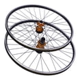 thumbnail image 1 of Denest 29" Front And Rear Bicycle Wheels, Black, 1 of 12