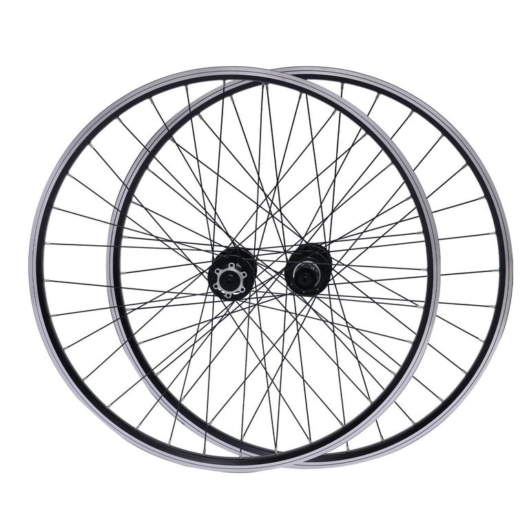 Denest Bike Wheel Set Front And Rear Wheels, Black - Main Image