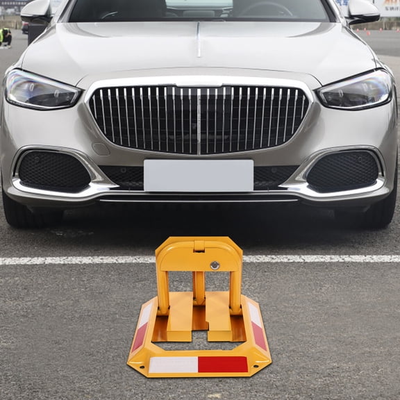 DENEST Manual Parking Space Lock Octagona Lock Folding Car Parking Lock W/3* Keys